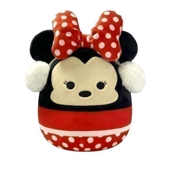 NWT. SQUISHMALLOWS Minnie Mouse Holiday 8” Plush - Picture 1 of 5